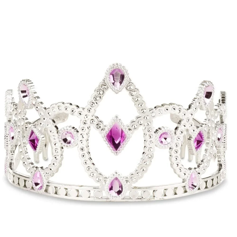 Melissa & Doug Dress-Up Tiaras for Costume Role Play Set 4 pc